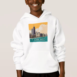 Chicago Modern Skyline Hoodie
