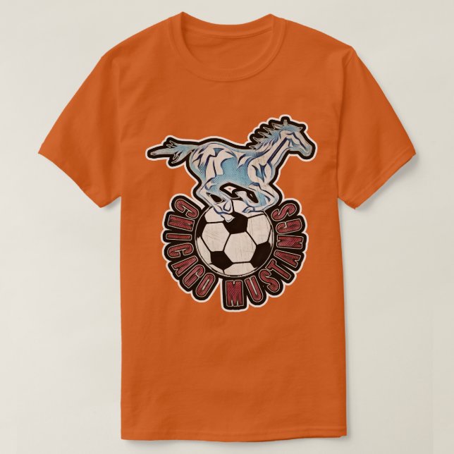 Chicago Mustangs Soccer T-Shirt (Design Front)
