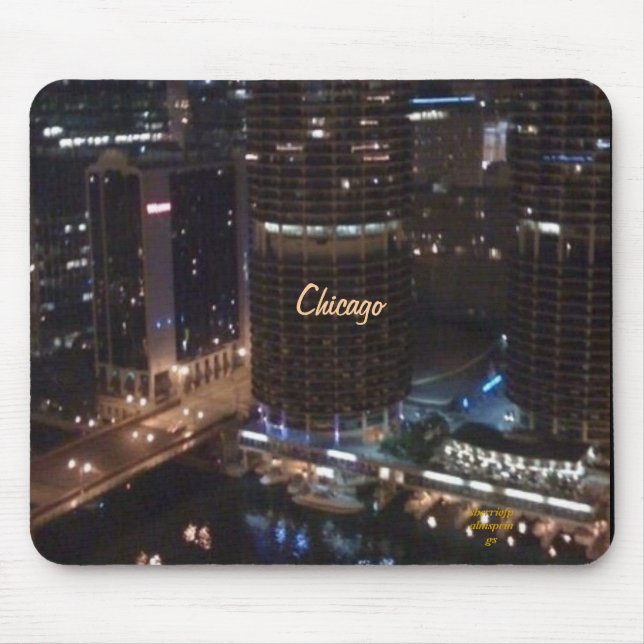 Chicago !! MY KIND TOWN Mouse Pad (Front)
