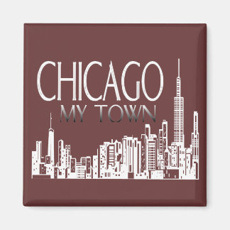 Chicago My Town Magnet