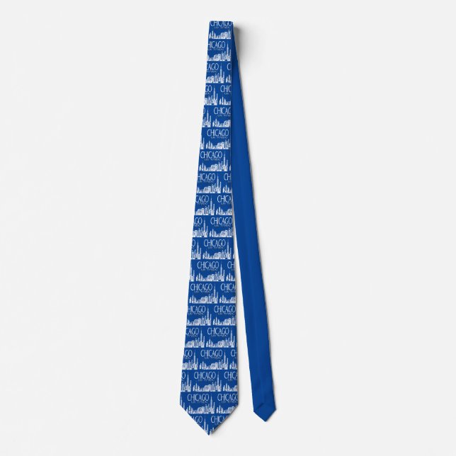Chicago My Town Neck Tie (Front)