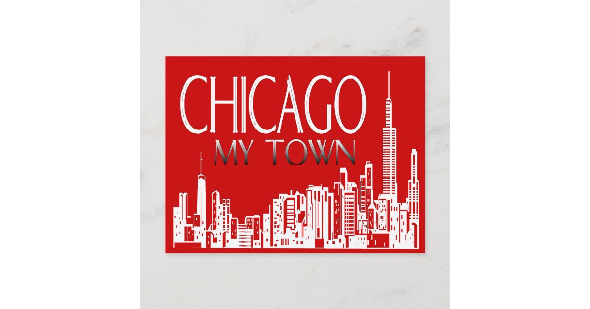 Chicago My Town Postcard | Zazzle