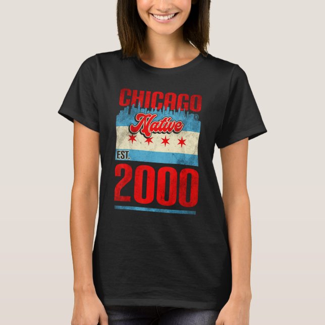 Chicago Native Est 2000 T-Shirt (Front)