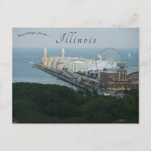 Chicago Navy Pier Illinois Postcard