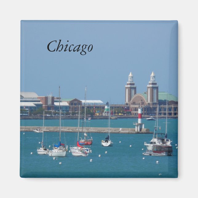 Chicago Navy Pier Magnet (Front)