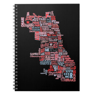 Chicago Neighborhood Map Notebook