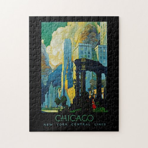 Chicago  New York Central Lines Jigsaw Puzzle