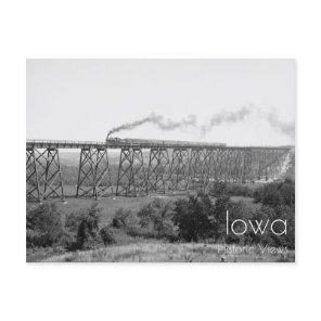 Chicago & North Western Railway viaduct Postcard