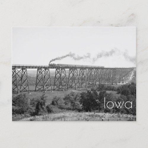 Chicago  North Western Railway viaduct Postcard