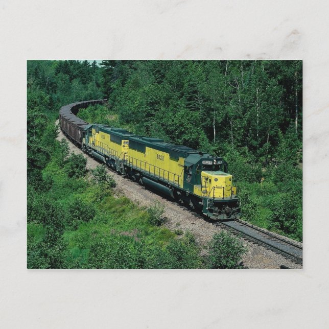 Chicago & Northwestern, EMD Postcard (Front)