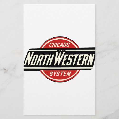 Chicago  Northwestern Railroad Logo 1 Stationery