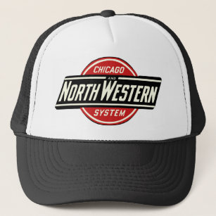 Chicago & Northwestern Railroad Logo 1 Trucker Hat