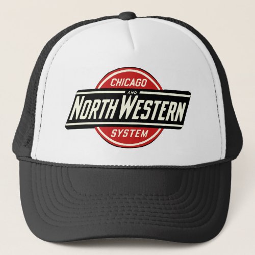 Chicago  Northwestern Railroad Logo 1 Trucker Hat