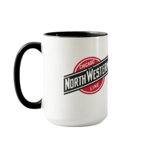 Chicago Northwestern Vintage Railroad Logo Mug