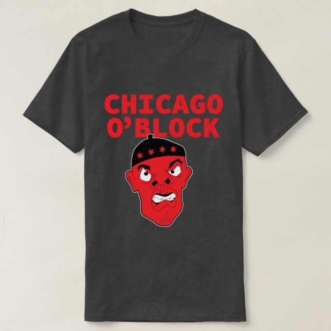Chicago O'Block Hiphop T-Shirt (Design Front)