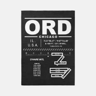 Chicago O'Hare International Airport ORD Rug