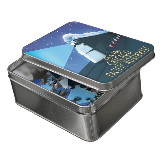 Chicago Pacific Northwest Jigsaw Puzzle (Lid Open)