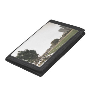 Chicago Park in Sepia Tones Trifold Wallet