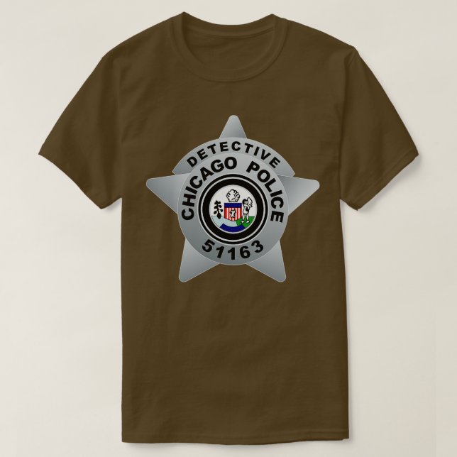 CHICAGO PD BADGE 51163 DETECTIVE JAY HALSTEAD T-Shirt (Design Front)