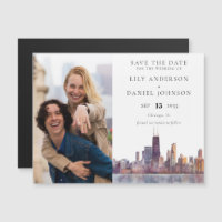 Chicago Photo Wedding Save The Date