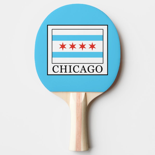 Chicago Ping Pong Paddle (Front)