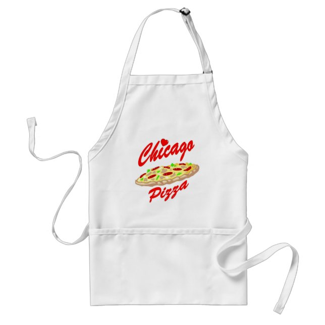 Chicago Pizza Adult Apron (Front)