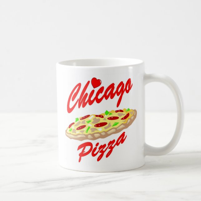Chicago Pizza Coffee Mug (Right)