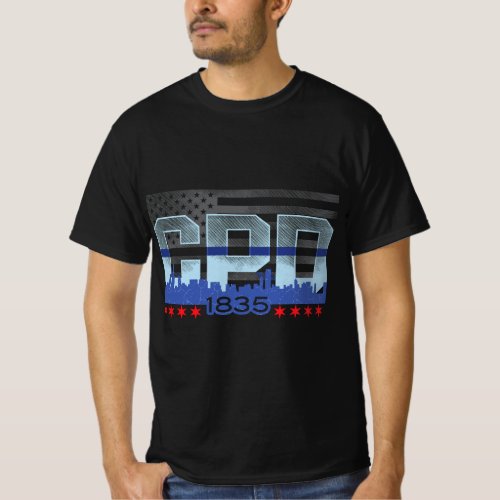 Chicago Police Officer Vintage CPD T_Shirt