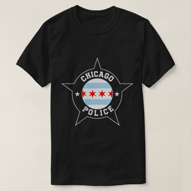 Chicago Police T Shirt CPD493 (Design Front)