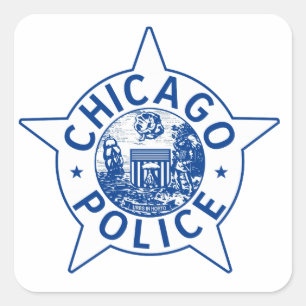 Chicago Police (VINTAGE) Square Sticker