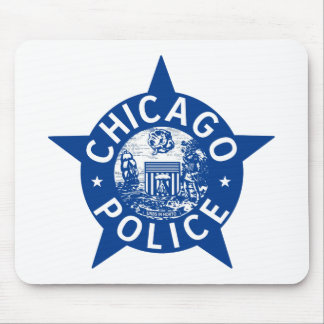 Chicago Police VINTAGE STAR Mouse Pad