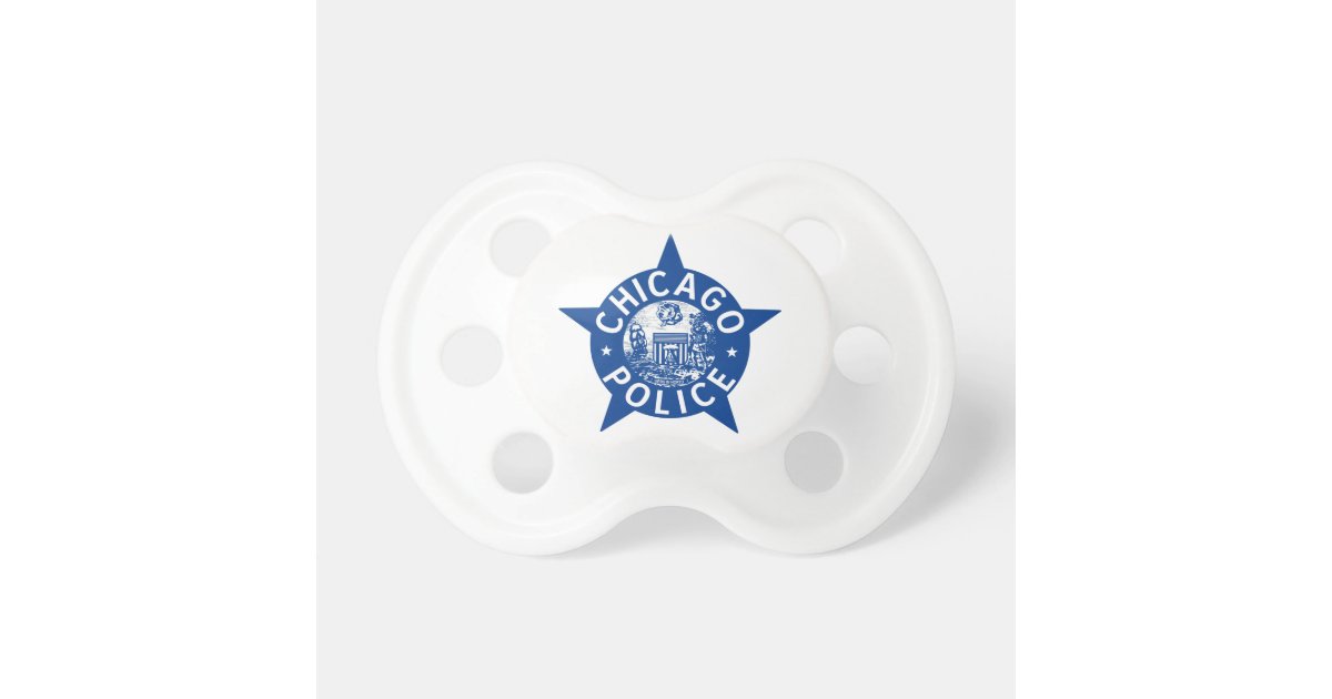 Chicago Police Vintage Star Pacifier Zazzle Com