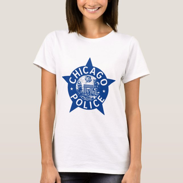 Chicago Police VINTAGE STAR T-Shirt (Front)