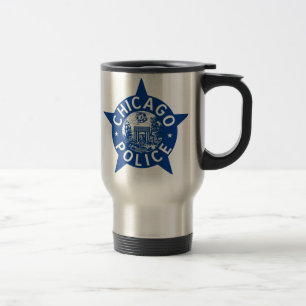 Chicago Police VINTAGE STAR Travel Mug