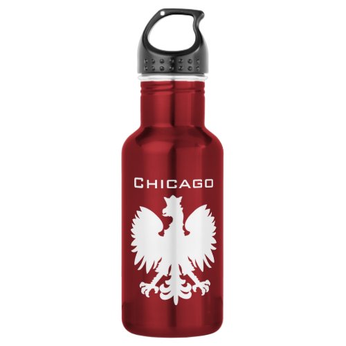 Chicago Polska Water Bottle