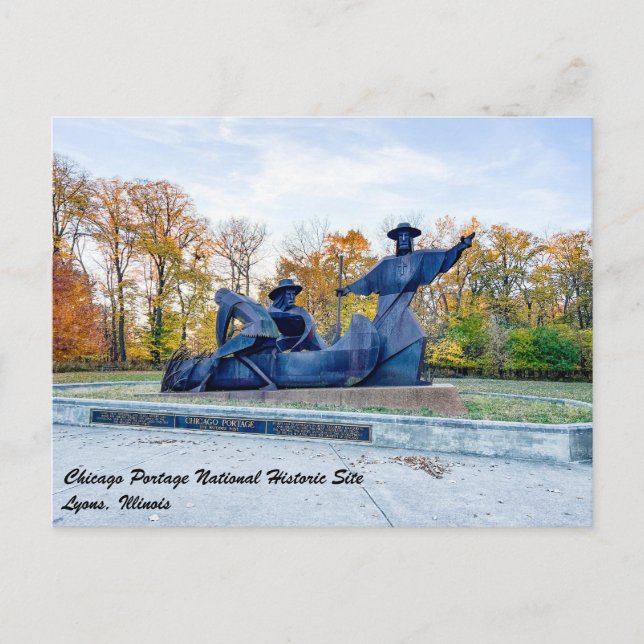 Chicago Portage National Historic Site Postcard (Front)