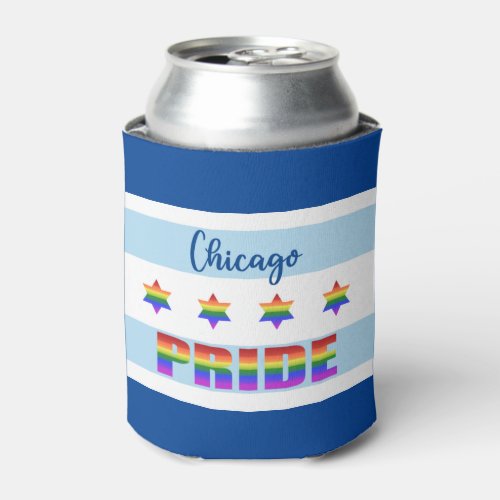 Chicago Pride Can Cooler