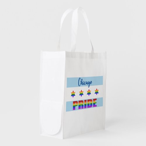 Chicago Pride Grocery Bag