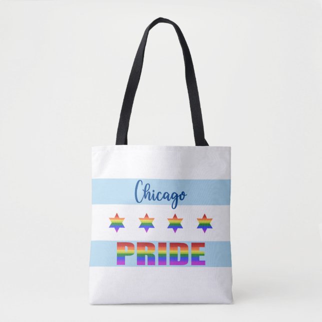 Chicago Pride Tote Bag (Front)