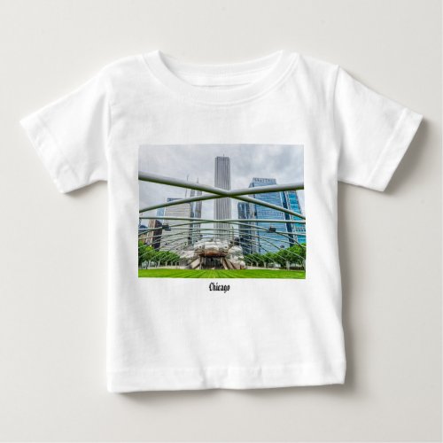 Chicago Pritzker Pavilion Baby T_Shirt