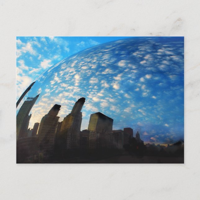 Chicago reflection , postcard (Front)