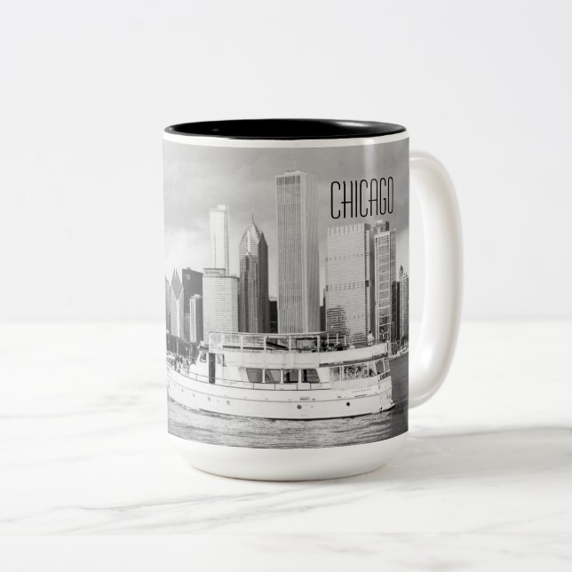 Chicago River - Chicago Photo Mug (Front Right)