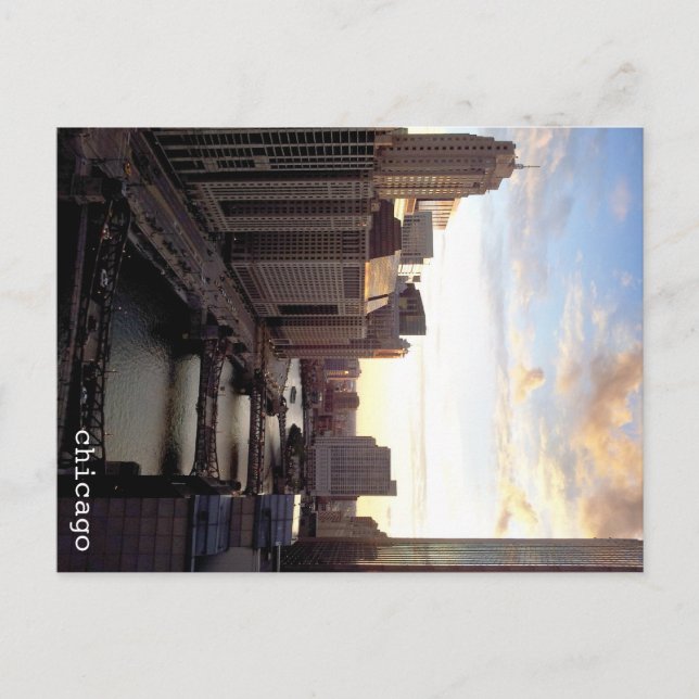 Chicago River Postcard (Front)