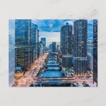 Chicago River Postcard by ImageRecollections at Zazzle
