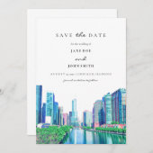 Chicago River Save The Date (Front/Back)
