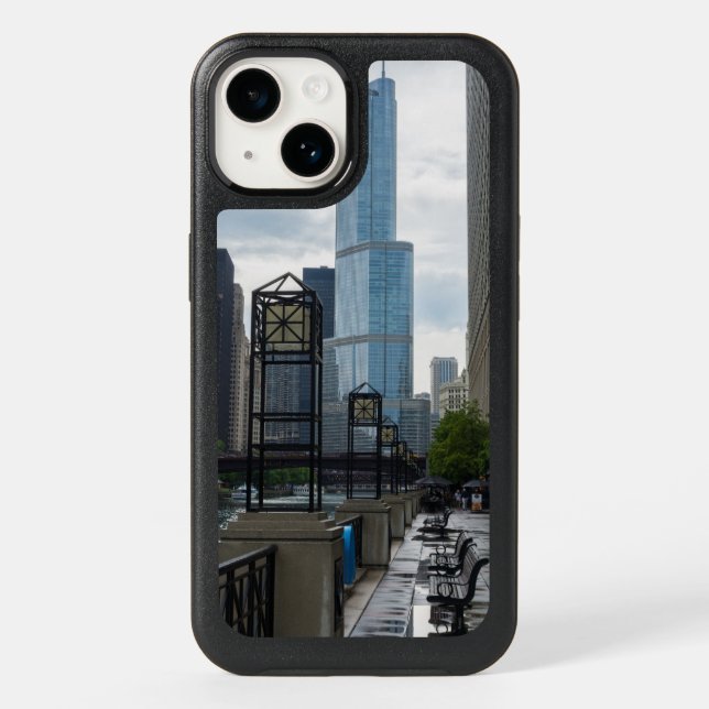 Chicago River Walk OtterBox iPhone Case (Back)