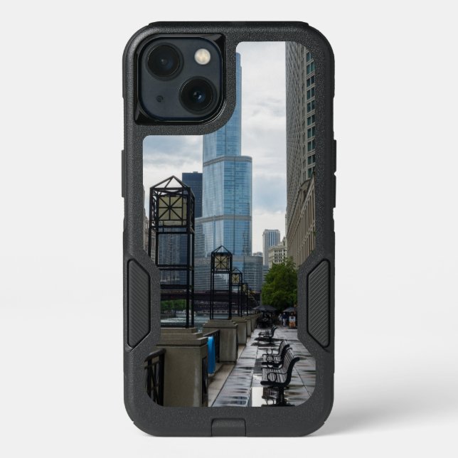 Chicago River Walk OtterBox Samsung Galaxy Case (Back)