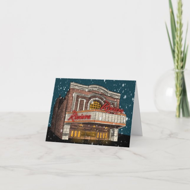 Chicago Rivera Theater Holiday Card (Front)