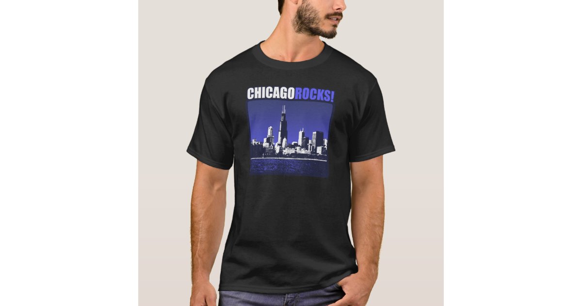 Thirsty Whale Chicago Unisex Retro T-shirt