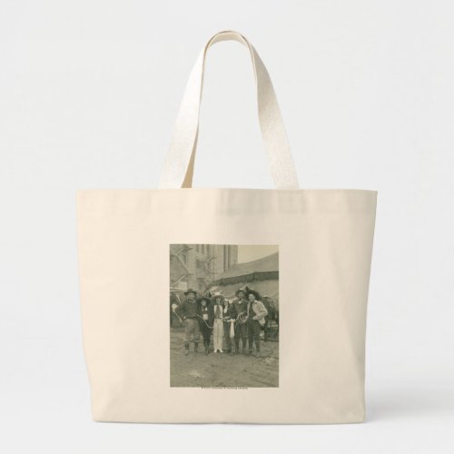 Chicago Rodeo 1929 Large Tote Bag